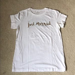 Kate Spade Just Married Shirt